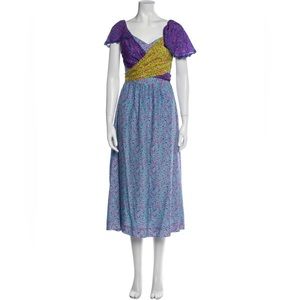 Tanya Taylor floral print dress